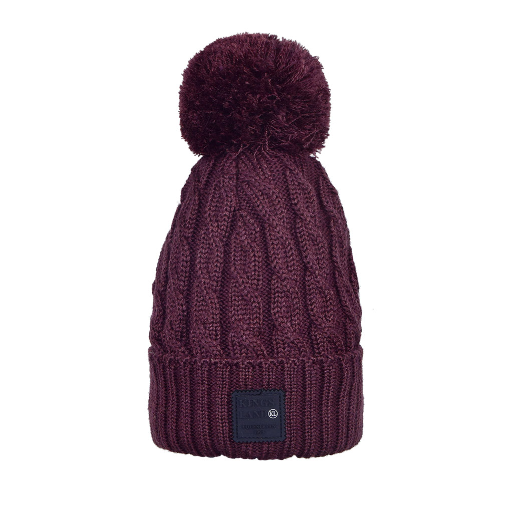 Kingsland Moriah Cable Knitted Hat - Red Fudge