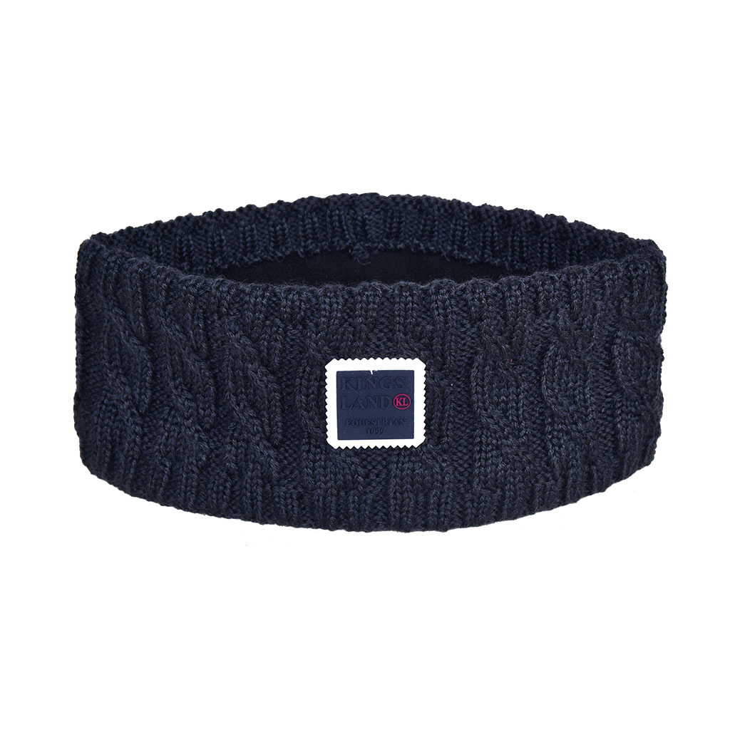 Kingsland Marine Ladies Cable Knitted Headband - Navy