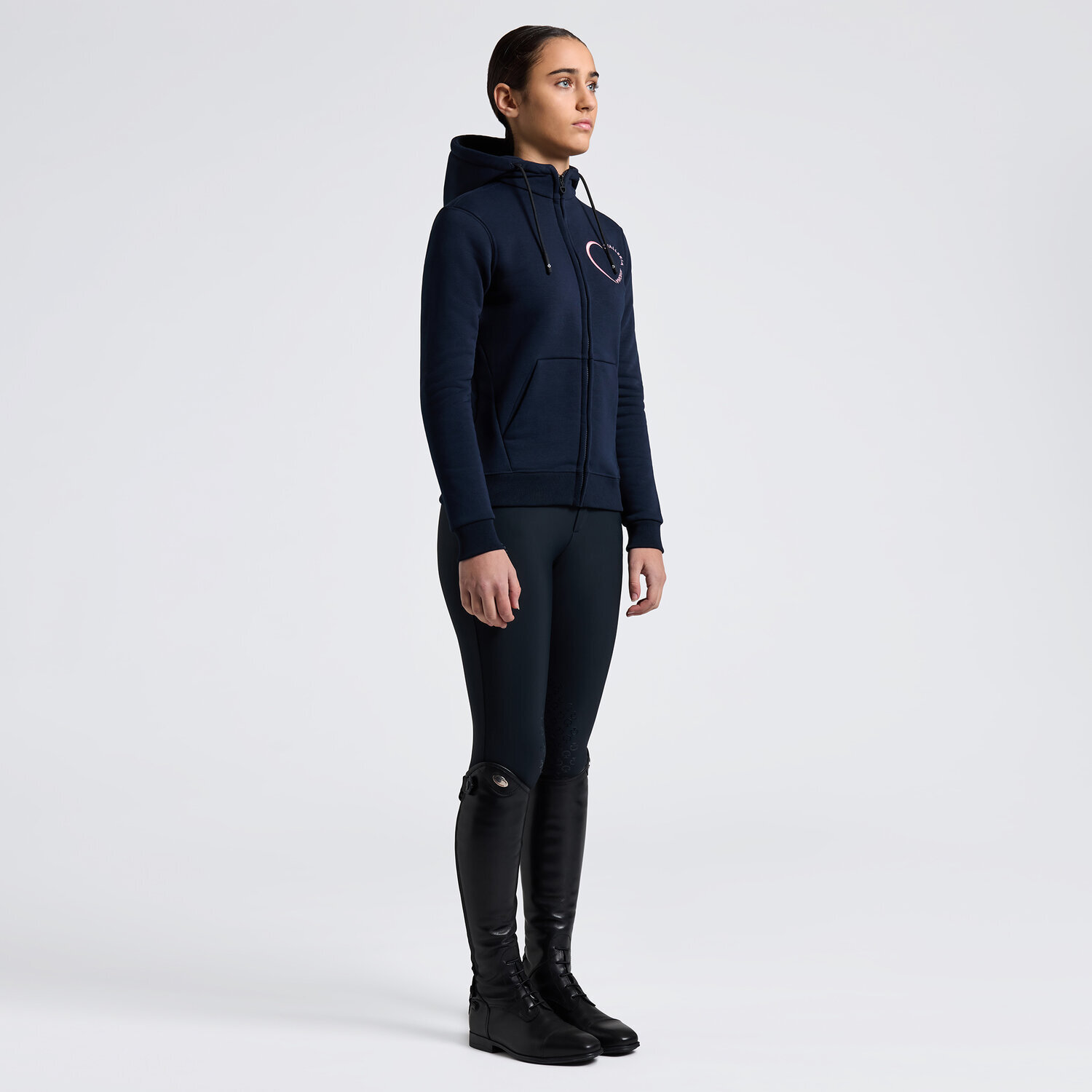Cavalleria Toscana - Girls Cotton Zip Hoodie