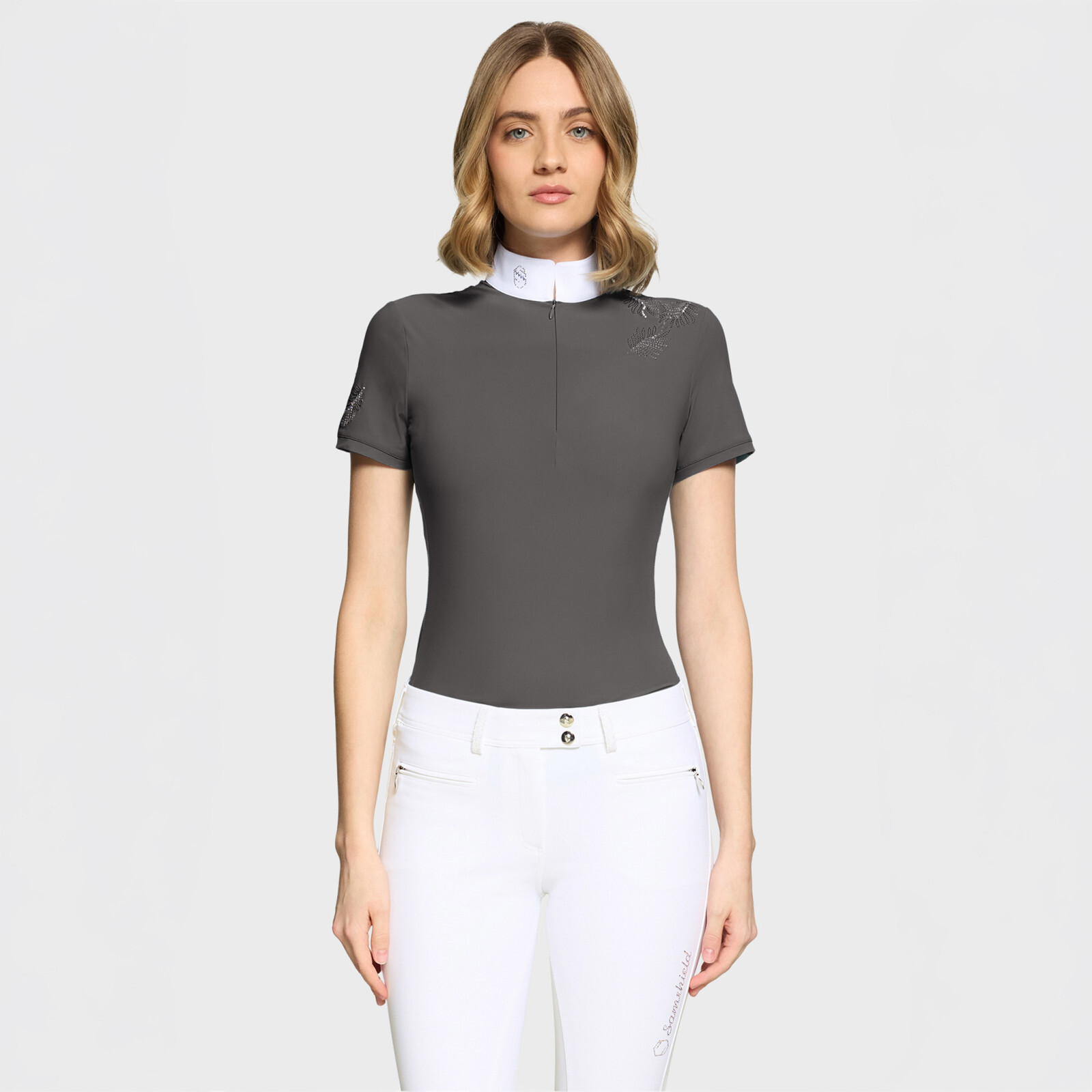 Samshield - Show Shirt LeaFerna Crystal