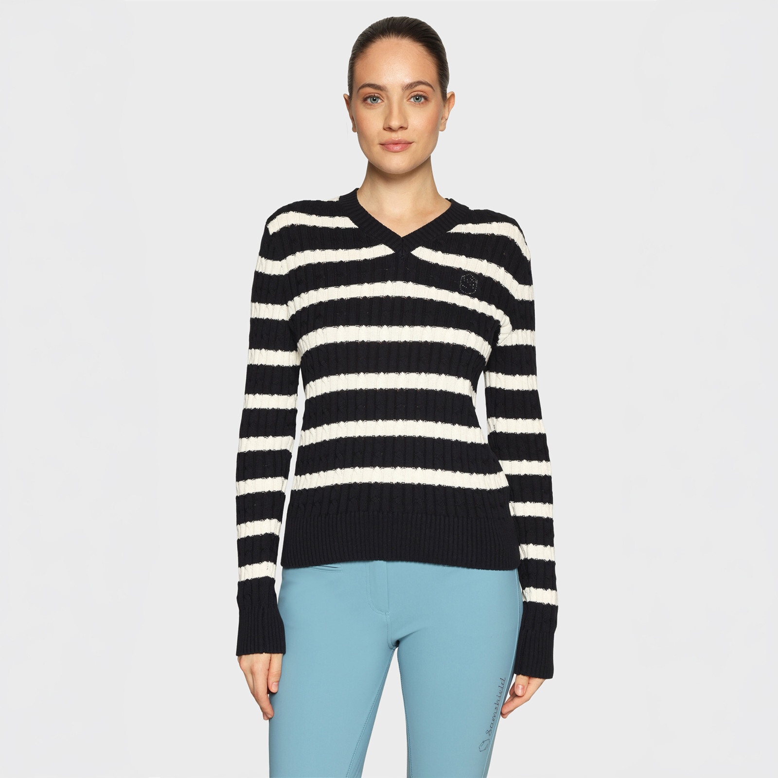 Samshield - Lisa Twisted Pullover L/S - Navy/White