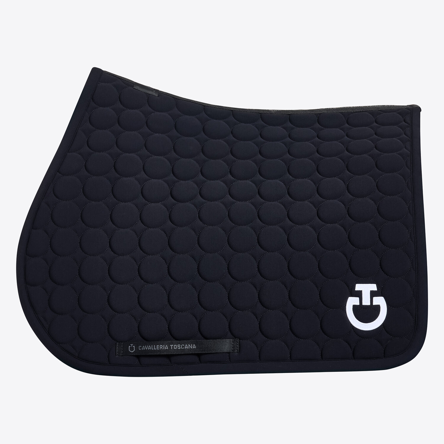 Cavalleria Toscana - Circle Quilted Jumping Saddle Pad - Black